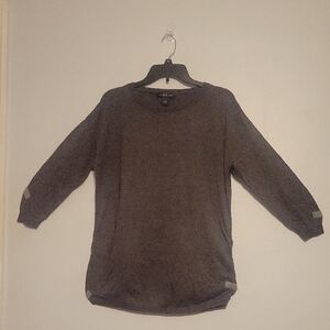 August Silk Charcoal Crew Neck Sweater